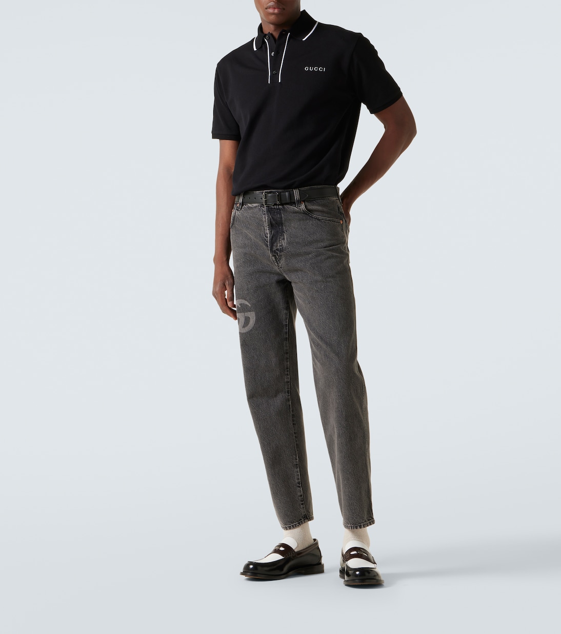 Loafers Double G aus Leder | Gucci