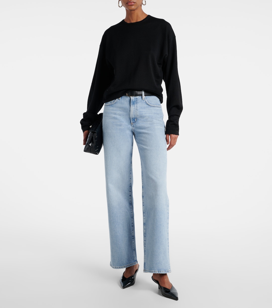 Jeans Harper a gamba larga e vita alta | Agolde