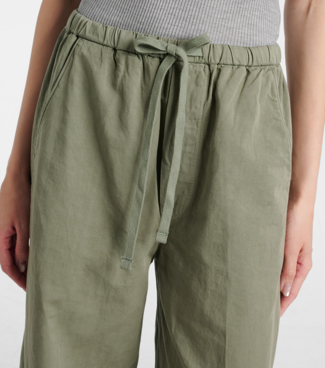 Pantaloni Aurora in cotone e lino a gamba larga | Citizens of Humanity