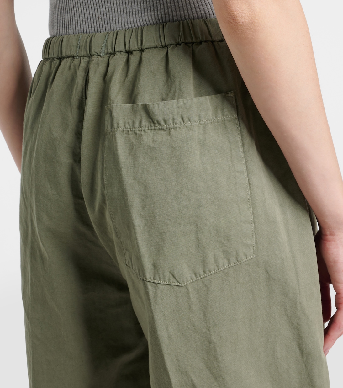 Pantaloni Aurora in cotone e lino a gamba larga | Citizens of Humanity