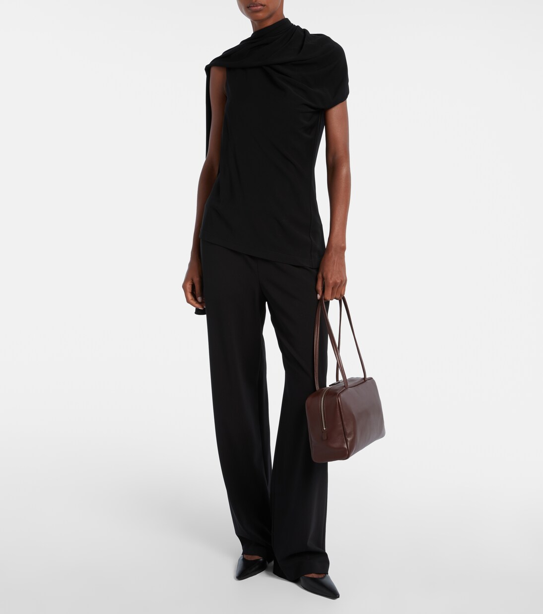Astra leather tote bag | The Row