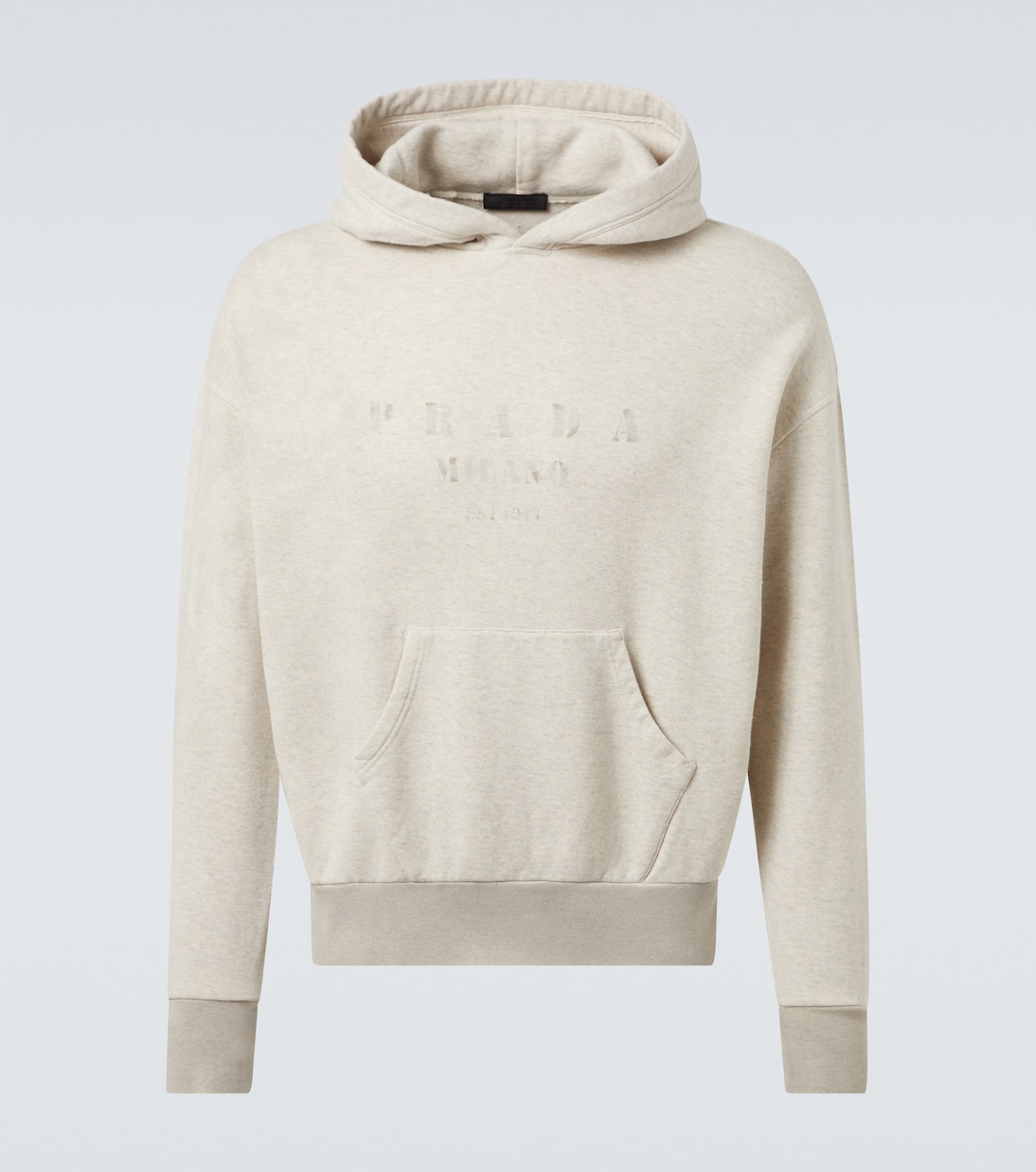 Sudadera con capucha de algodón | Prada