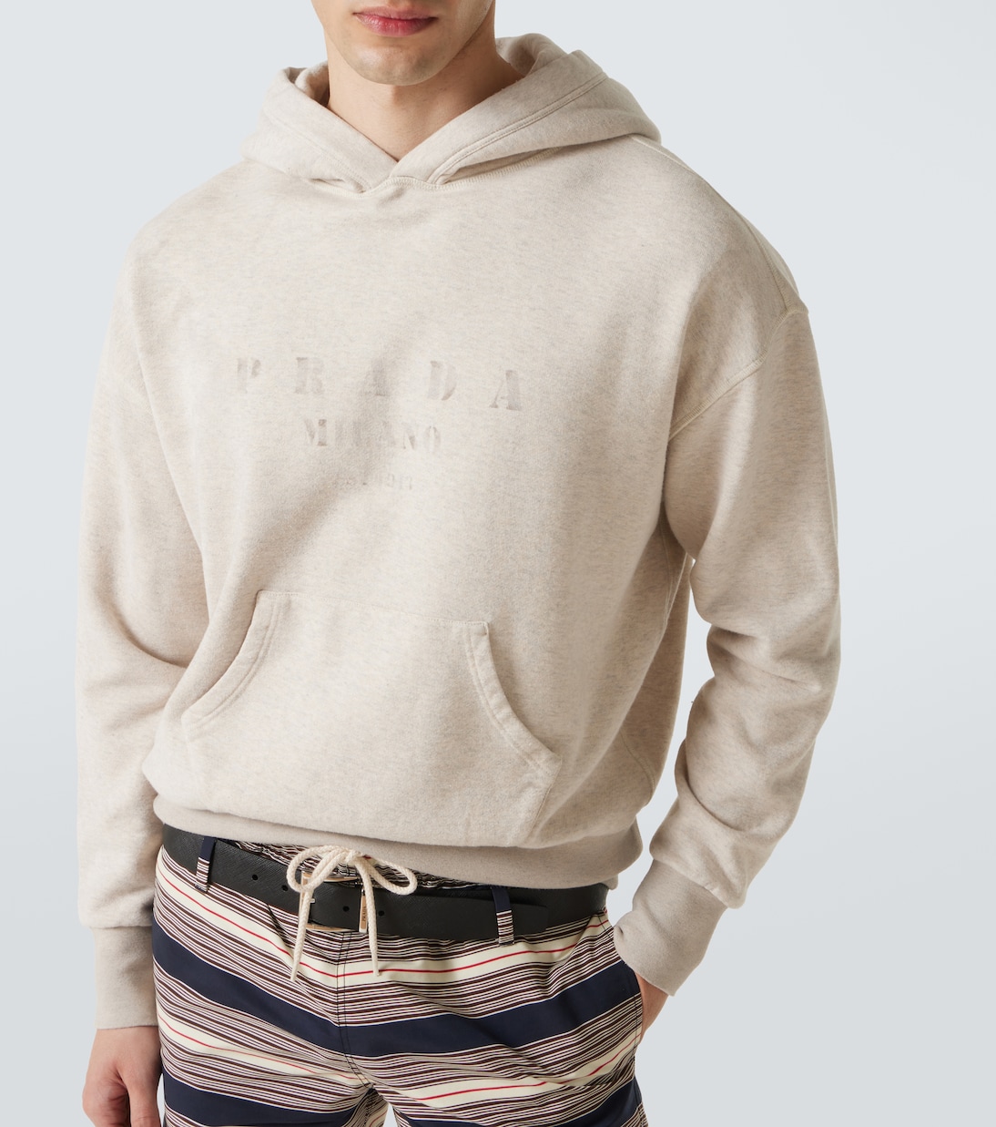 Sudadera con capucha de algodón | Prada