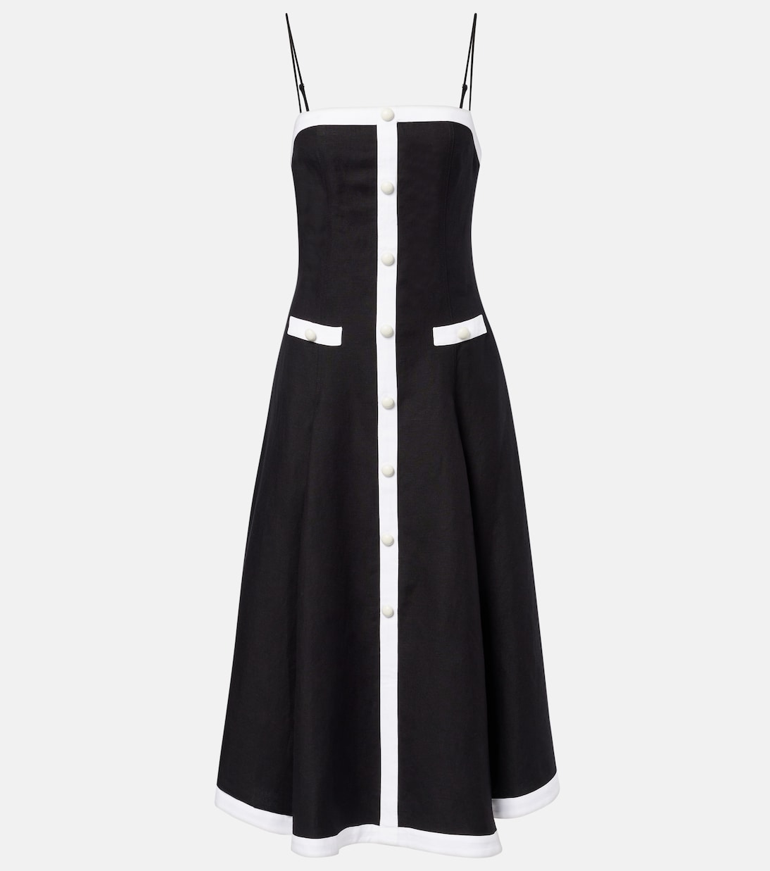 Cordelia linen-blend midi dress | Simkhai