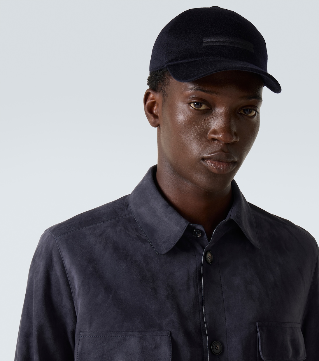 Embroidered cashmere baseball cap | Zegna