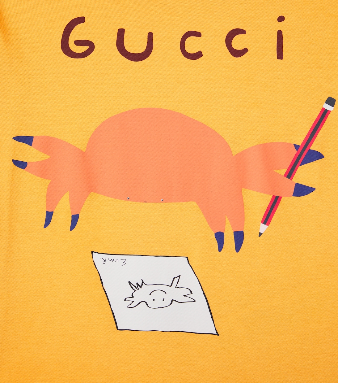 x Euan Roberts cotton jersey T-shirt | Gucci Kids