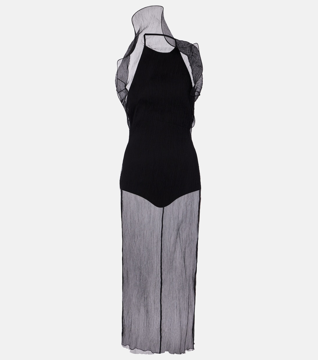 Sheer silk organza midi dress | Magda Butrym