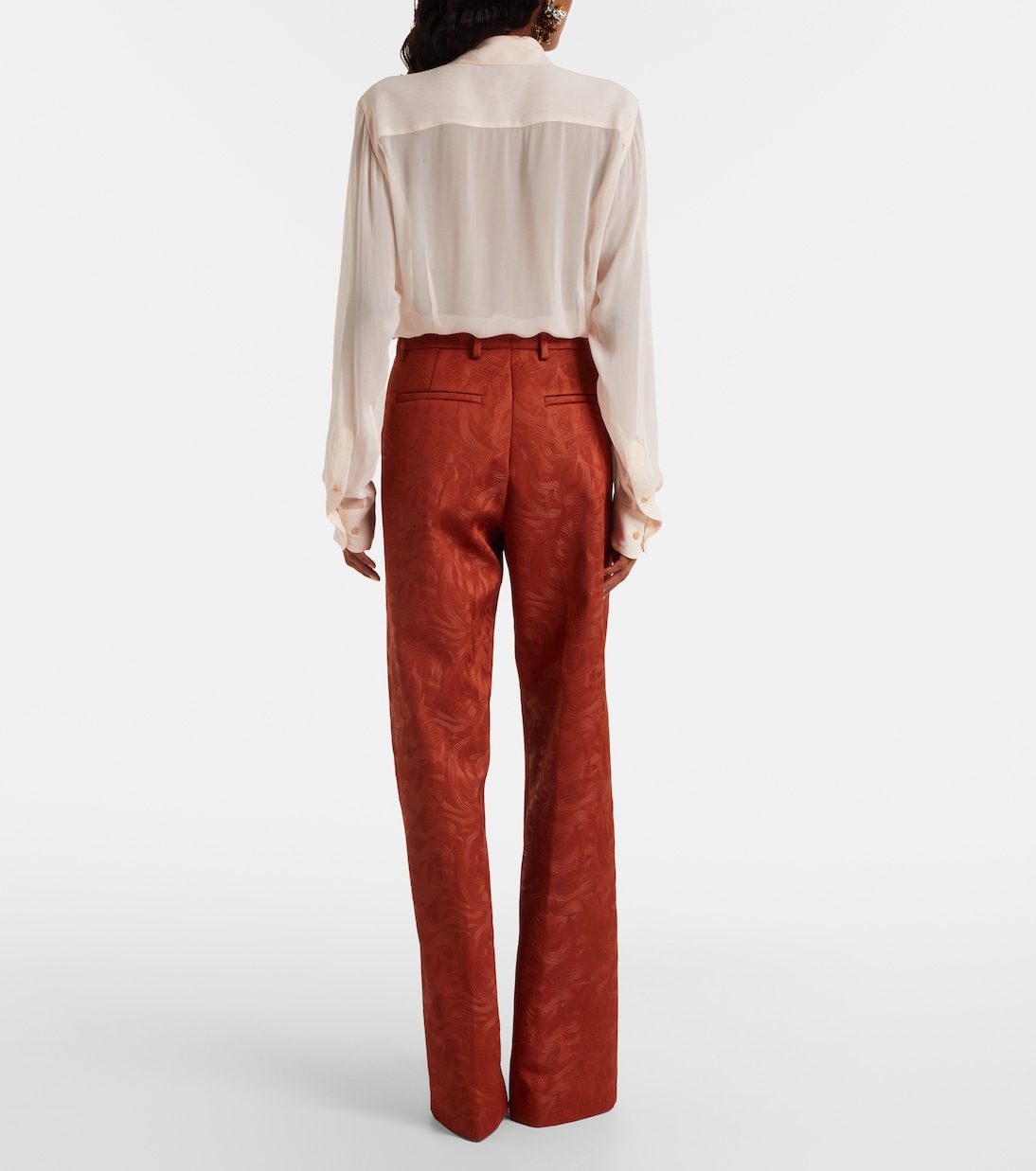 Gerade Hose aus Jacquard | Dries Van Noten