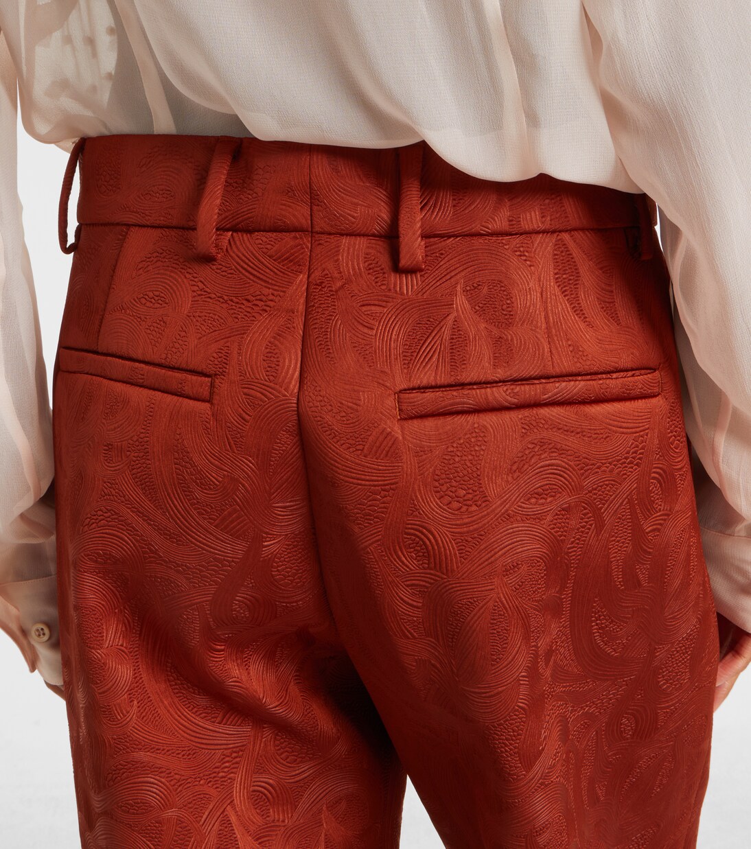 Gerade Hose aus Jacquard | Dries Van Noten