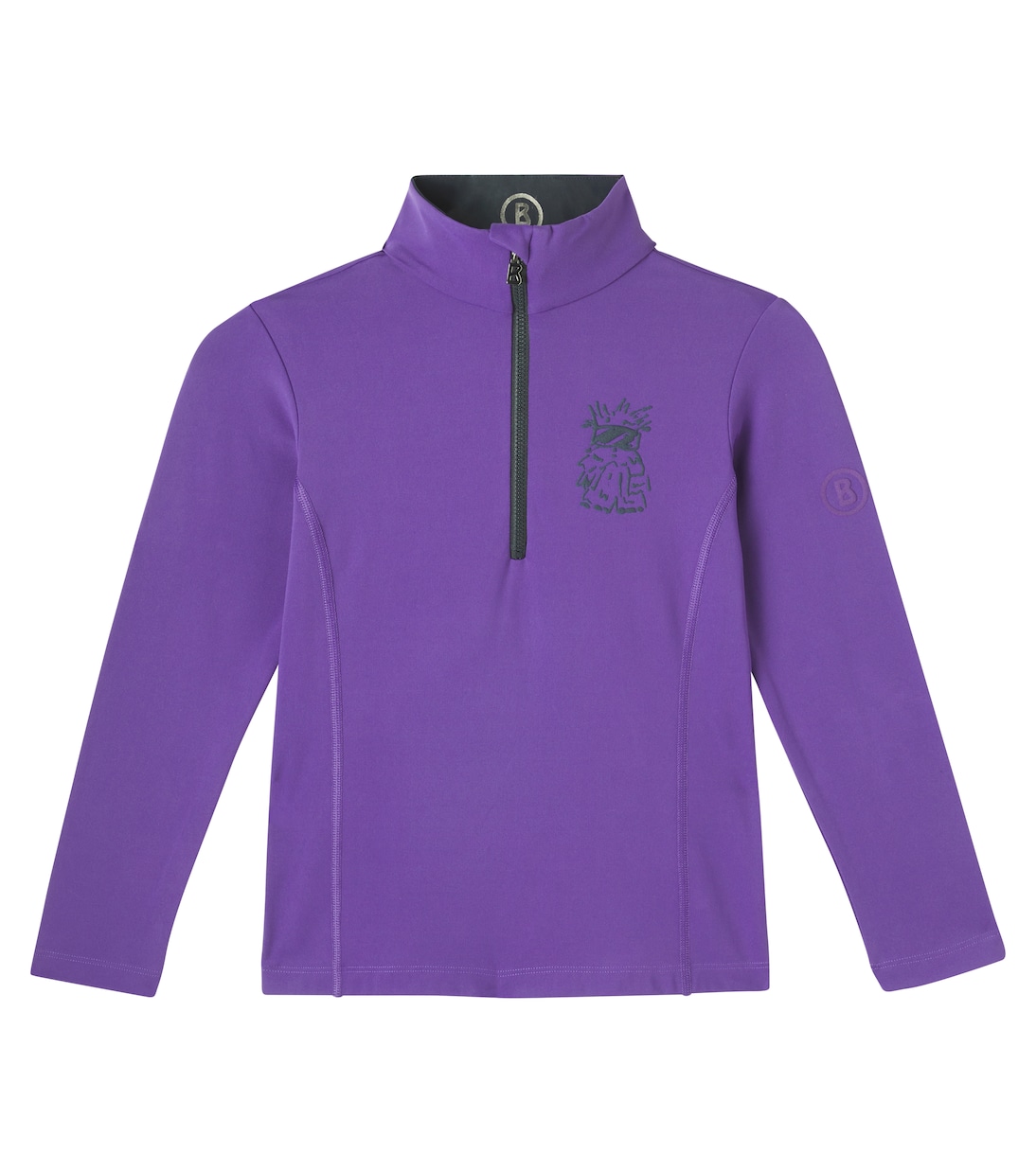 Ida printed half-zip technical top | Bogner Kids