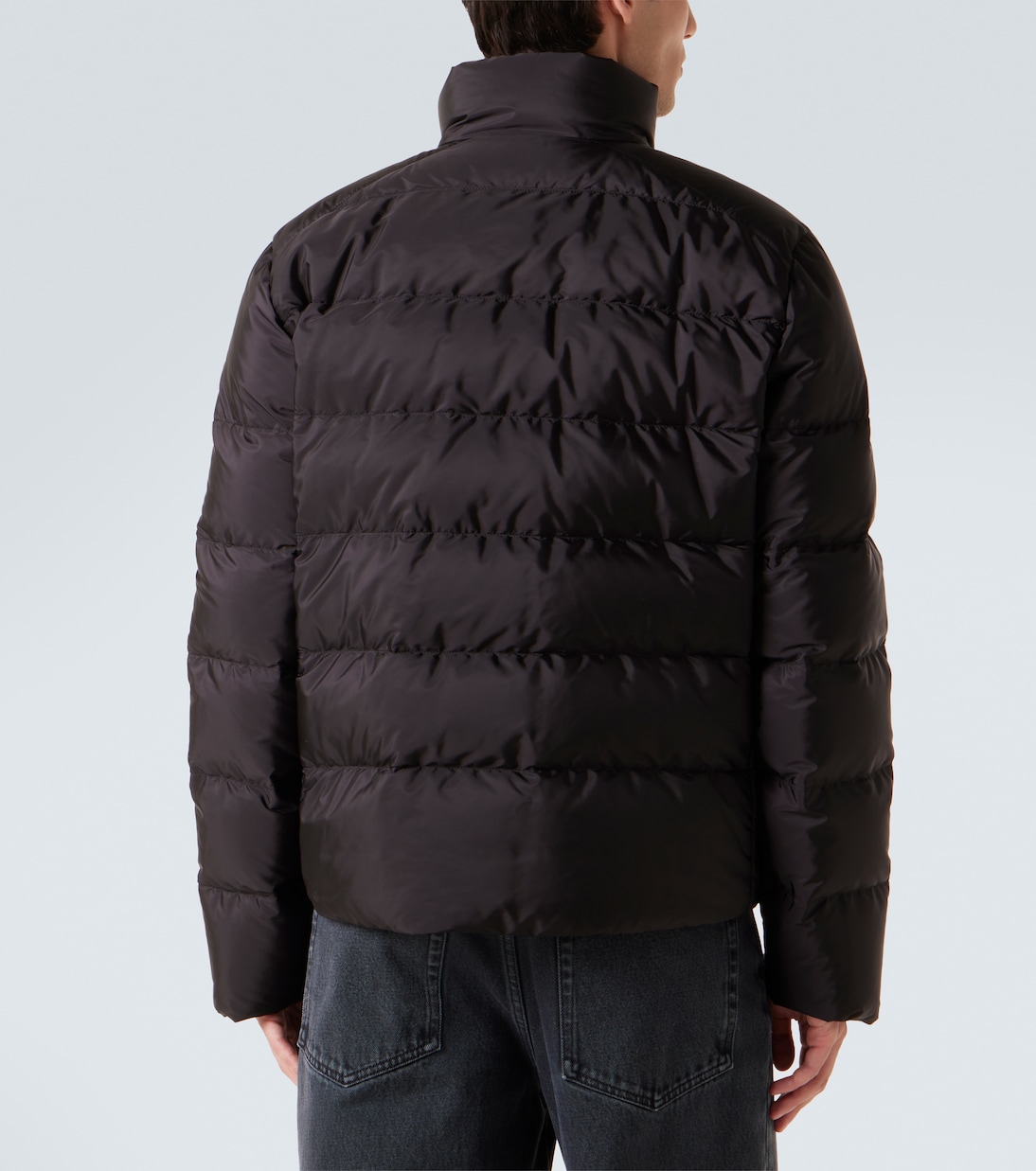 Logo quilted down jacket | Prada