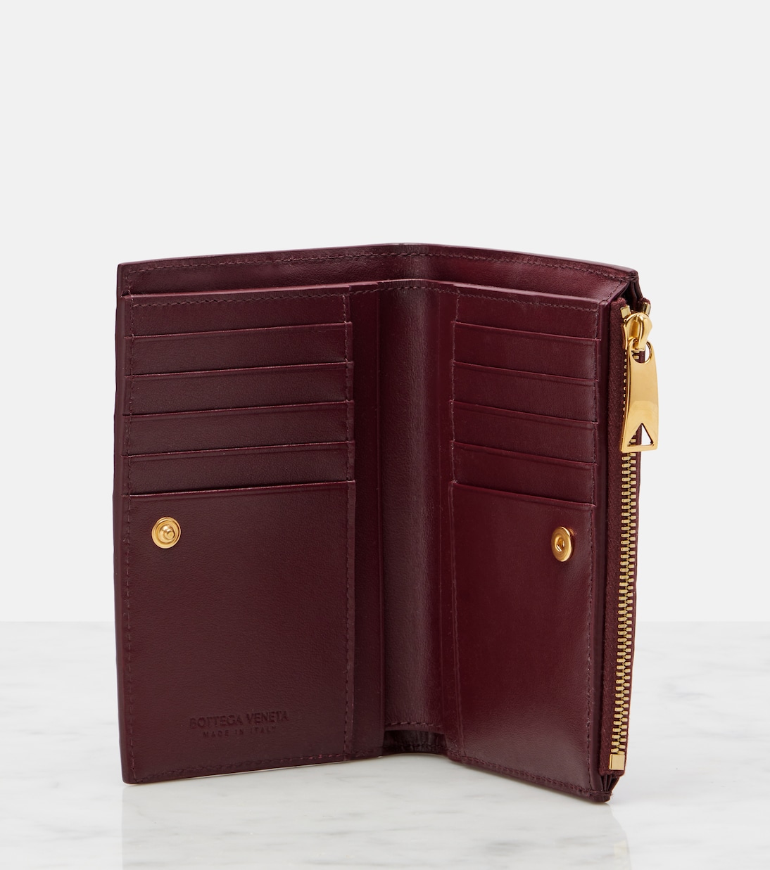 Intrecciato Medium leather wallet | Bottega Veneta