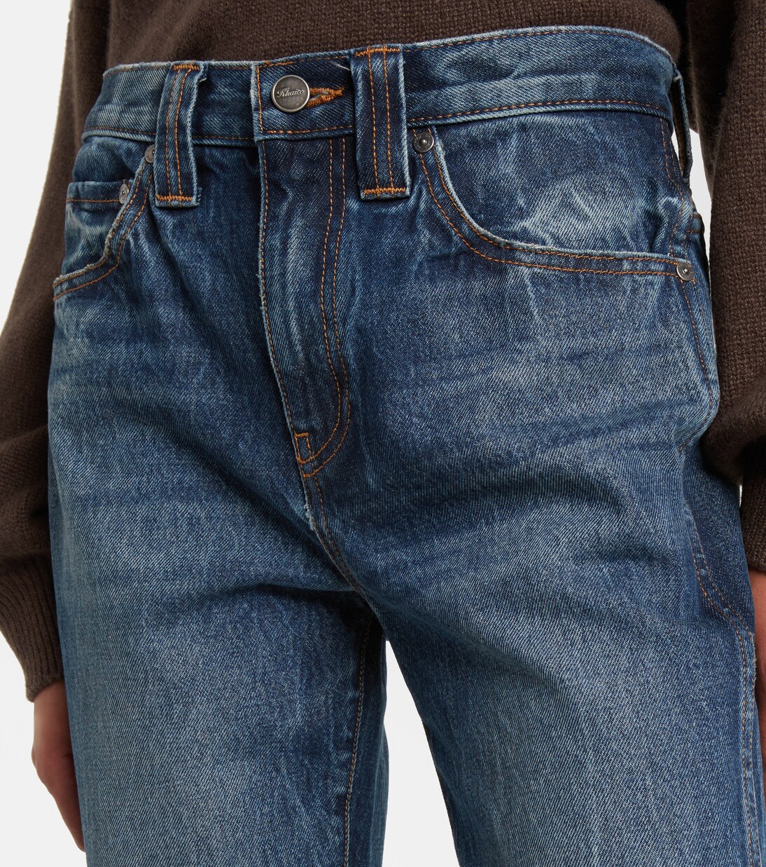 Farley high-rise straight jeans | Khaite