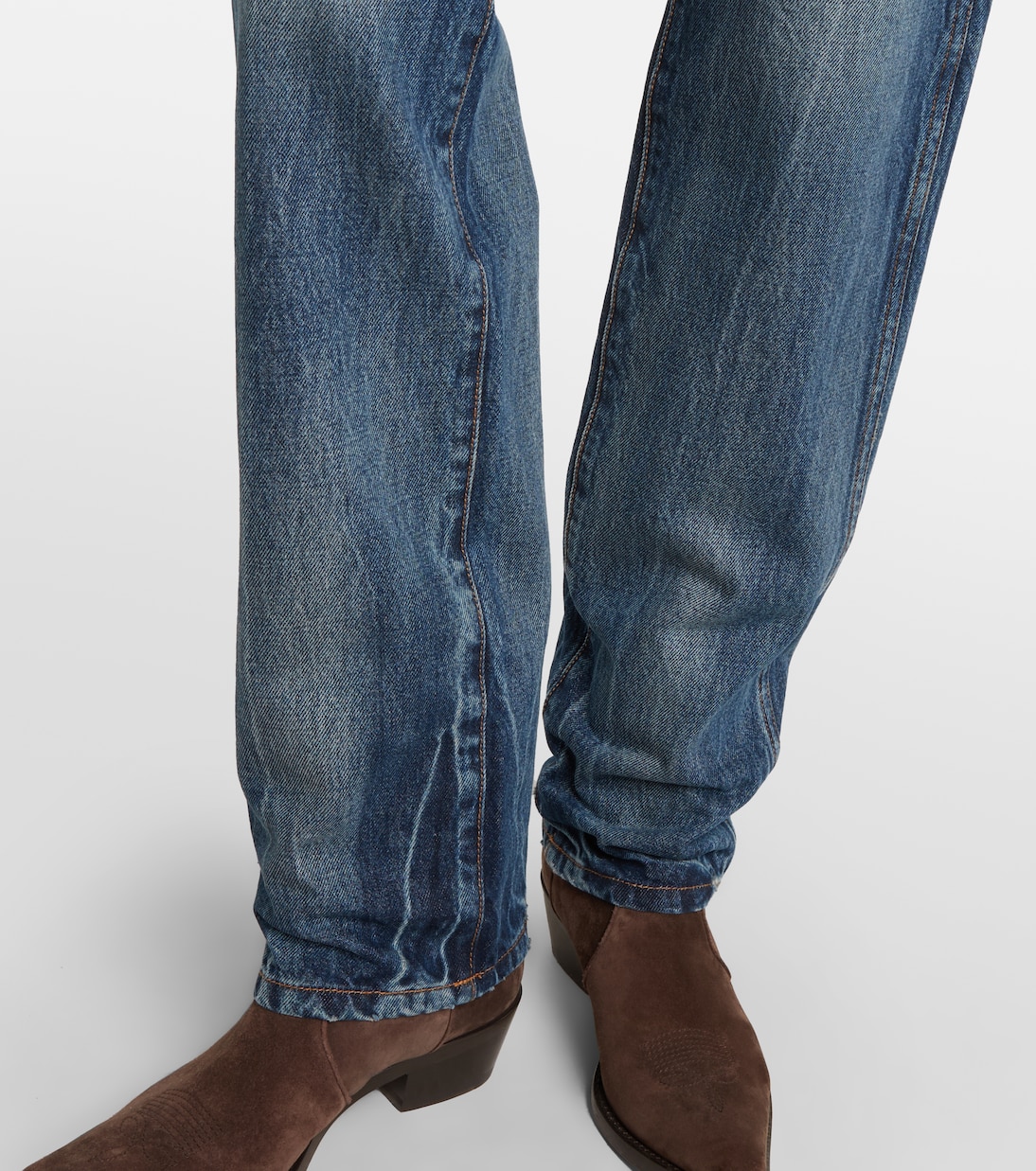 Farley high-rise straight jeans | Khaite