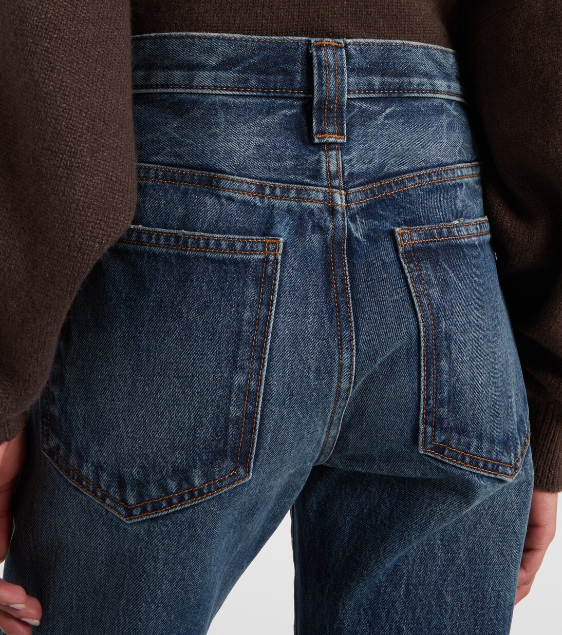 Farley high-rise straight jeans | Khaite