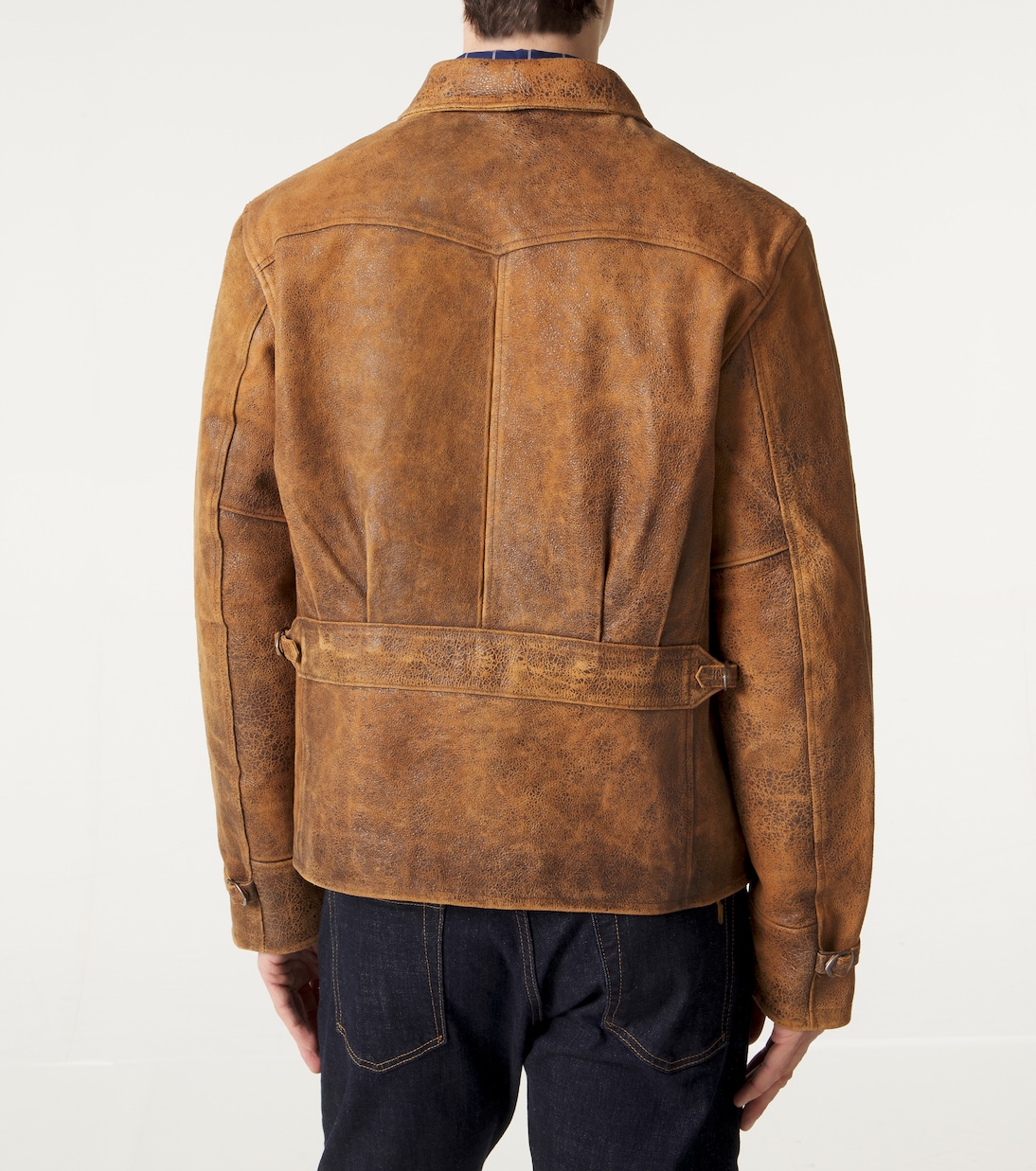 Newsboy leather jacket | Polo Ralph Lauren