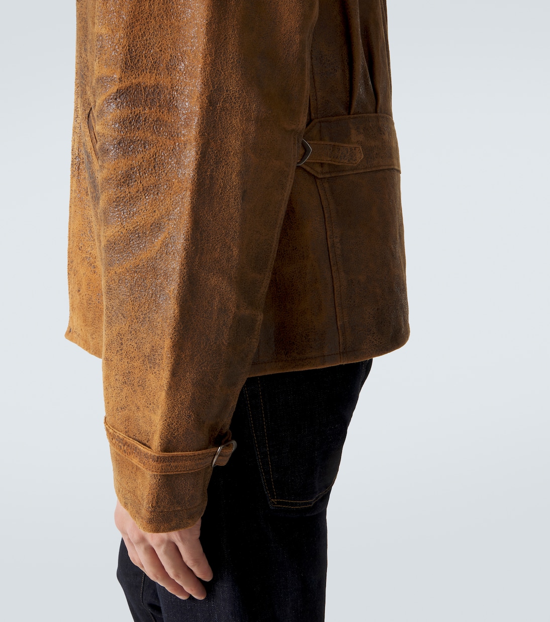 Newsboy leather jacket | Polo Ralph Lauren