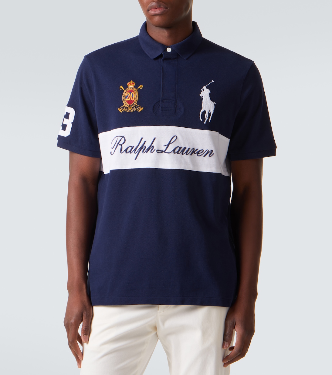 Logo embroidered cotton piqué polo shirt | Polo Ralph Lauren