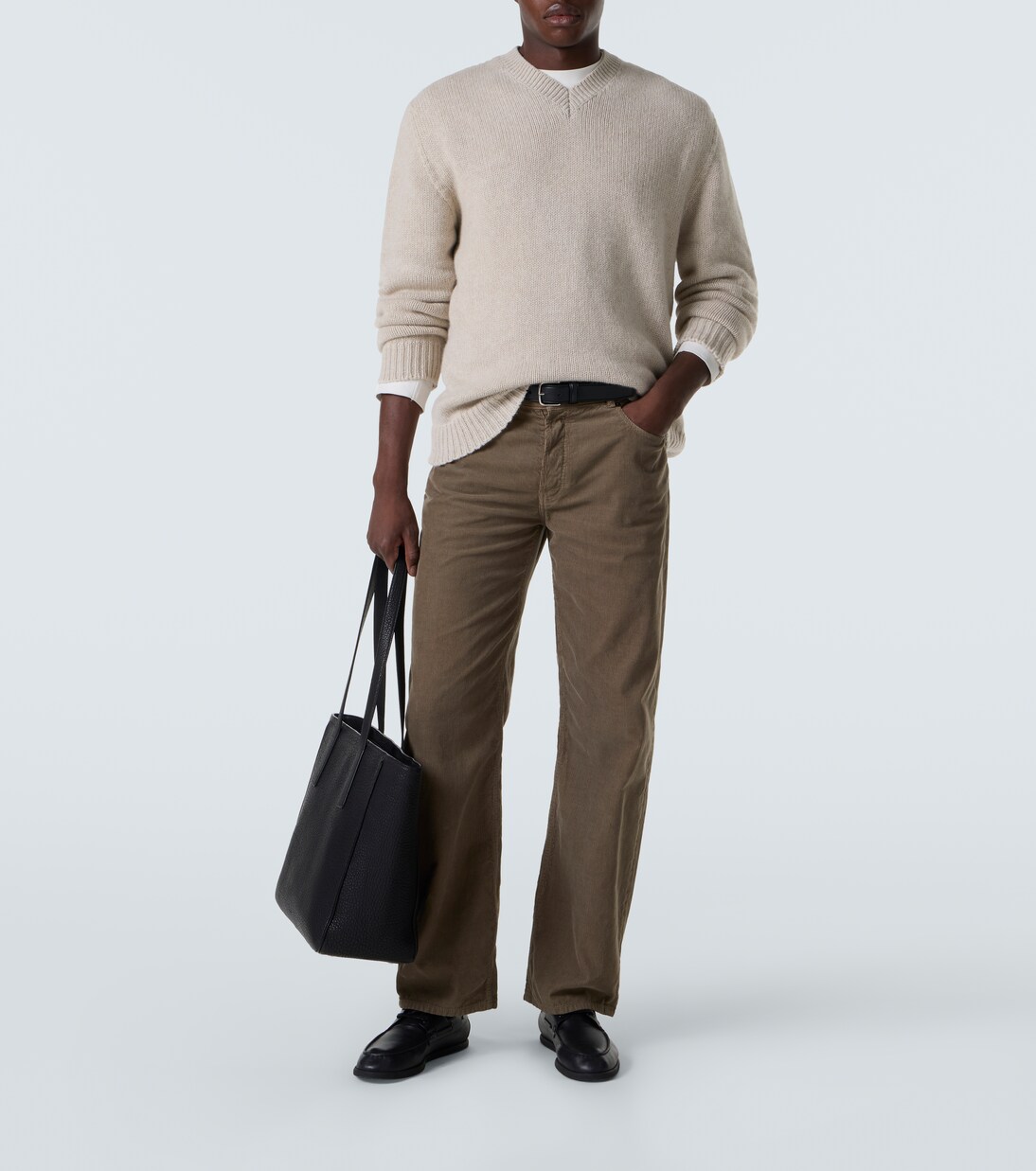 Hector leather shoulder bag | The Row