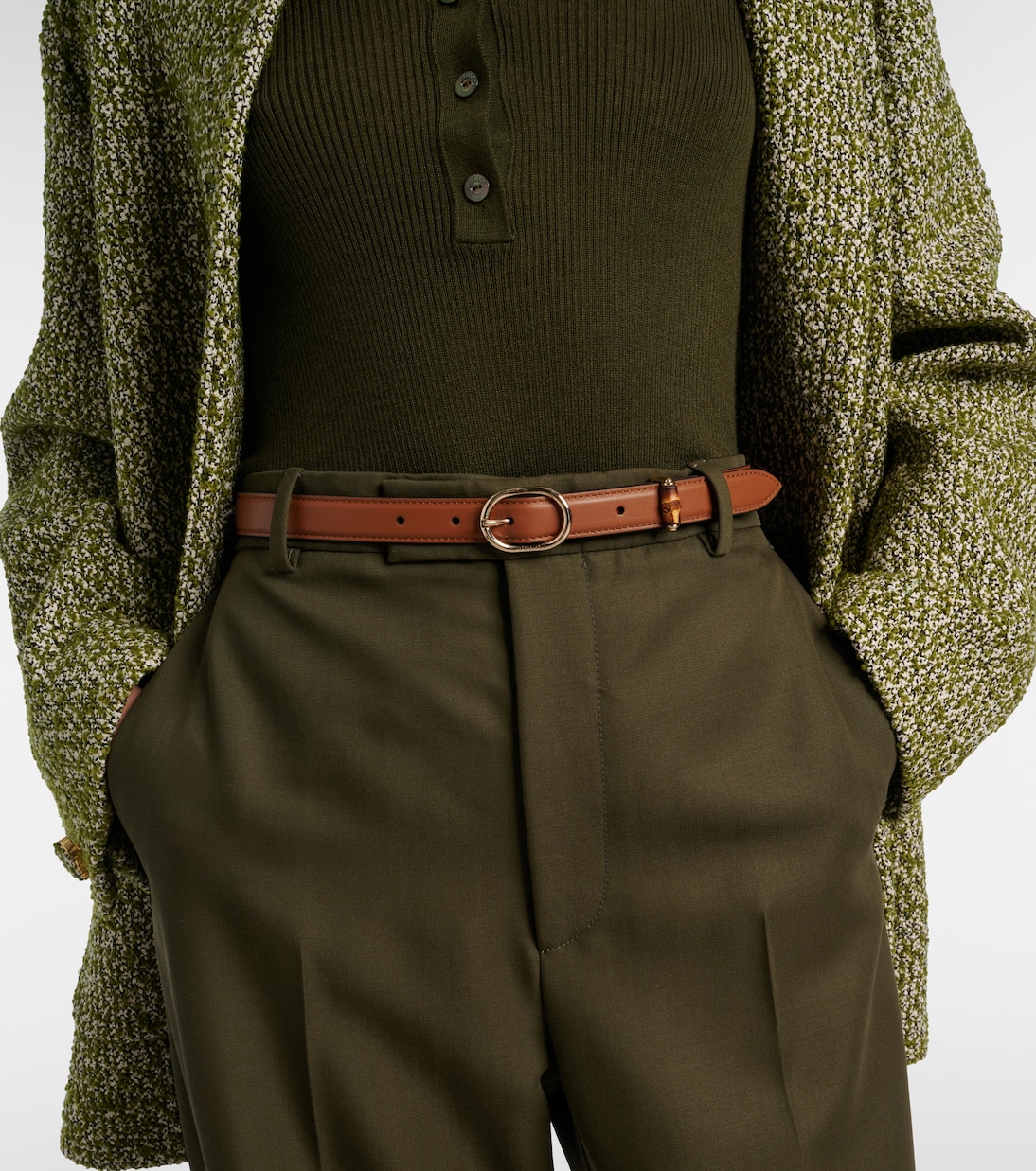 Cinturón Bamboo de piel | Gucci