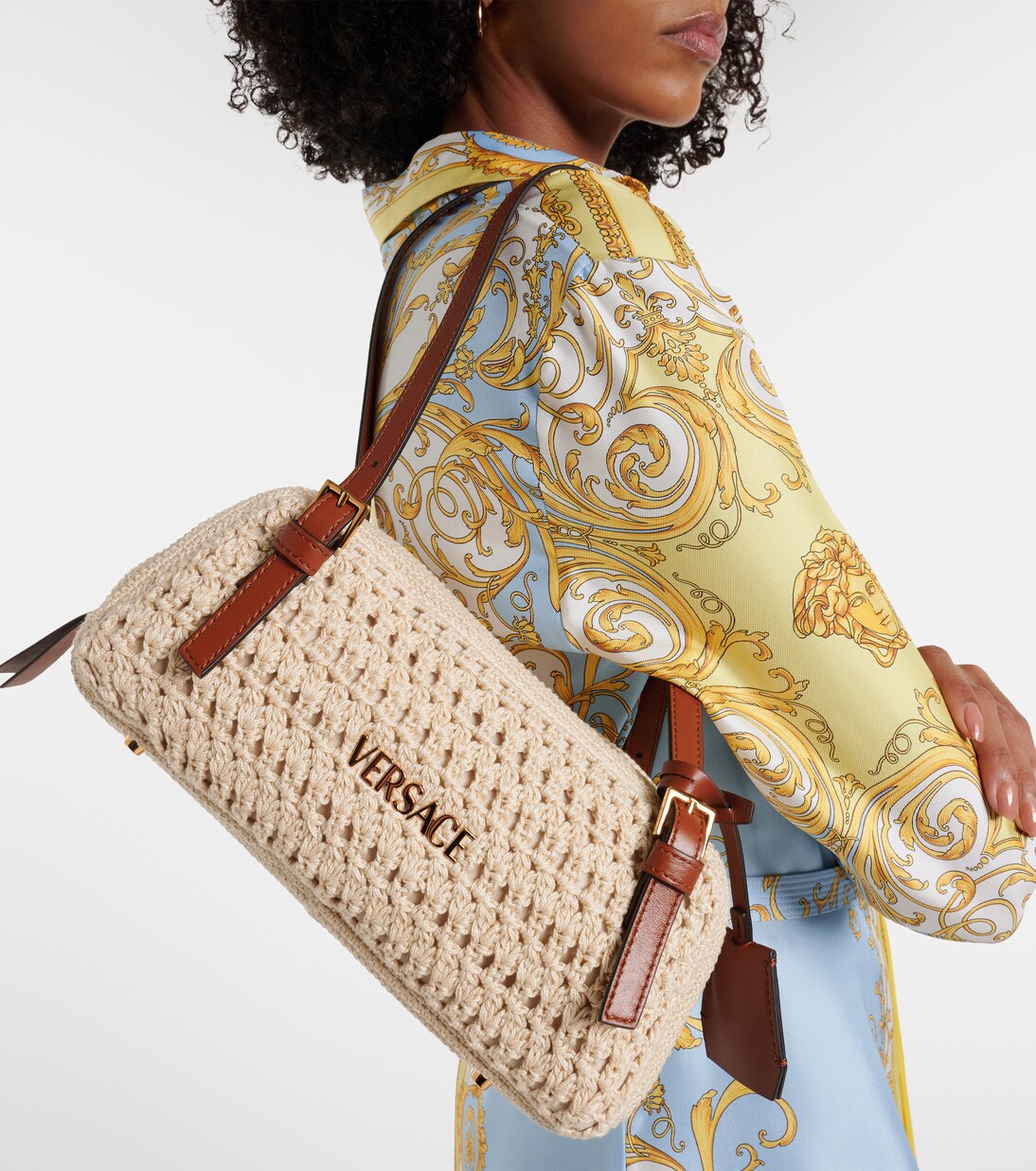 Schultertasche Versace Tag Small | Versace