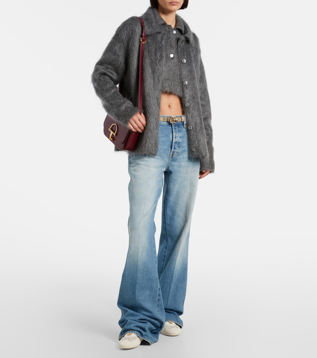 Sneakers Gucci Shift mit Veloursleder | Gucci