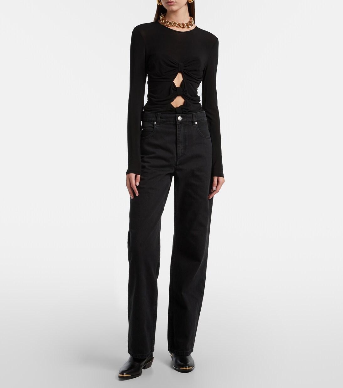 Dromie mid-rise straight jeans | Isabel Marant