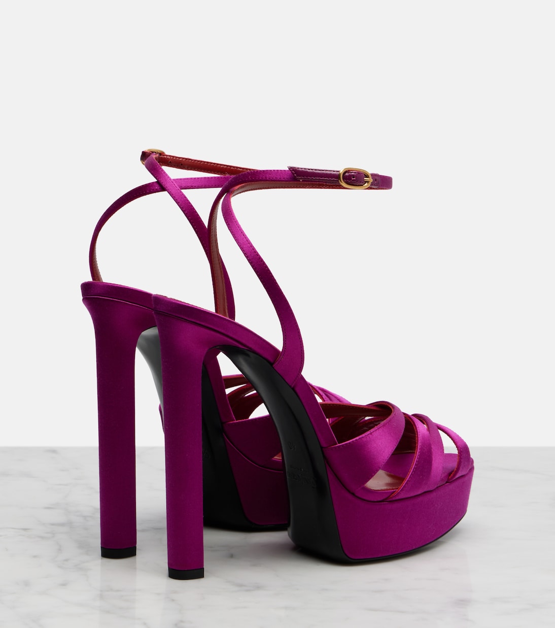 Sandalen Chandelle 140 aus Crêpe | Saint Laurent