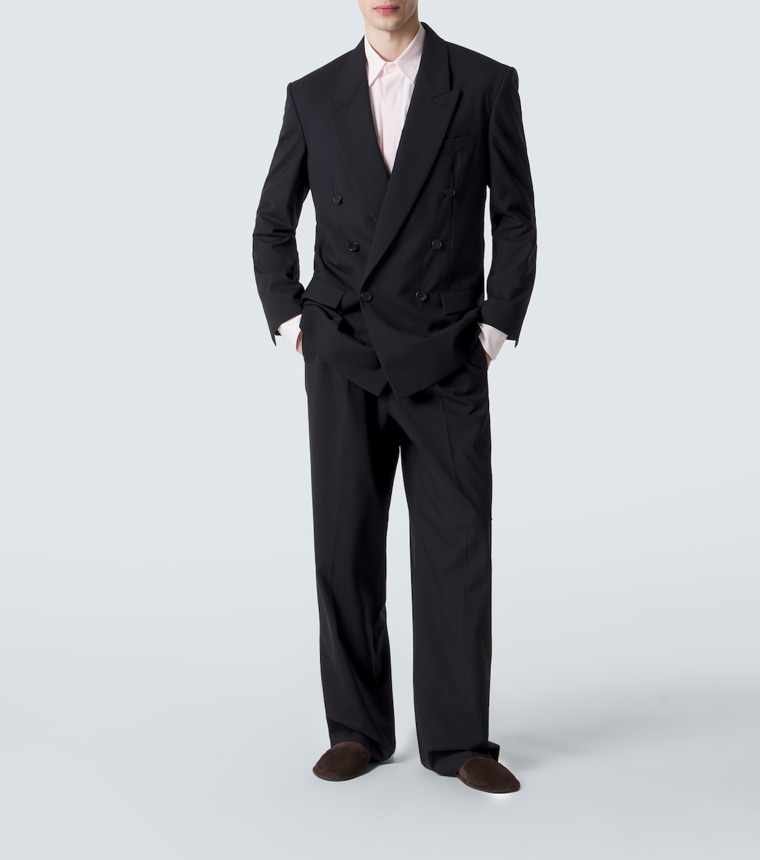 Canal suede slip-on shoes | The Row