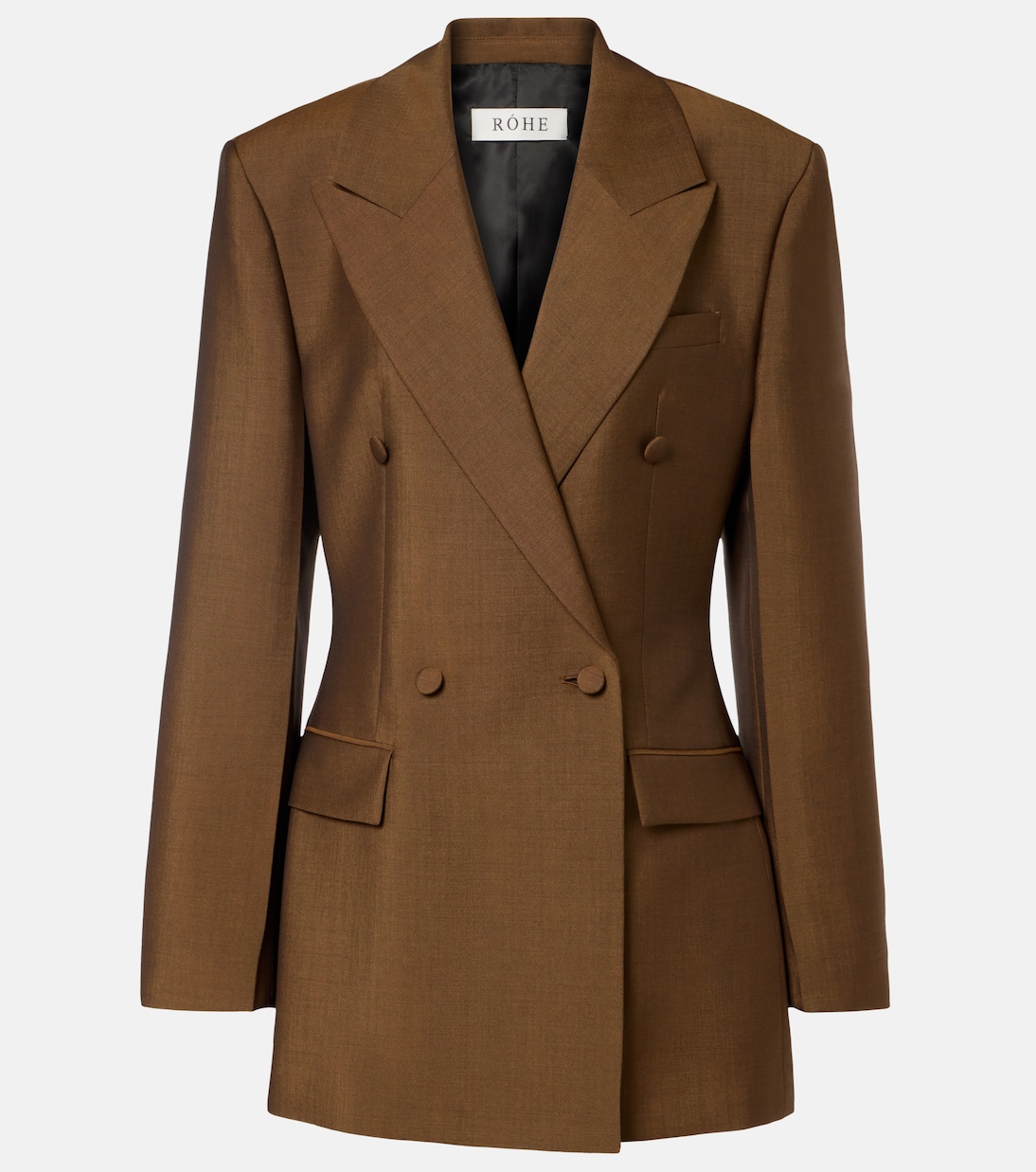 Blazer de lana virgen y mohair | Róhe