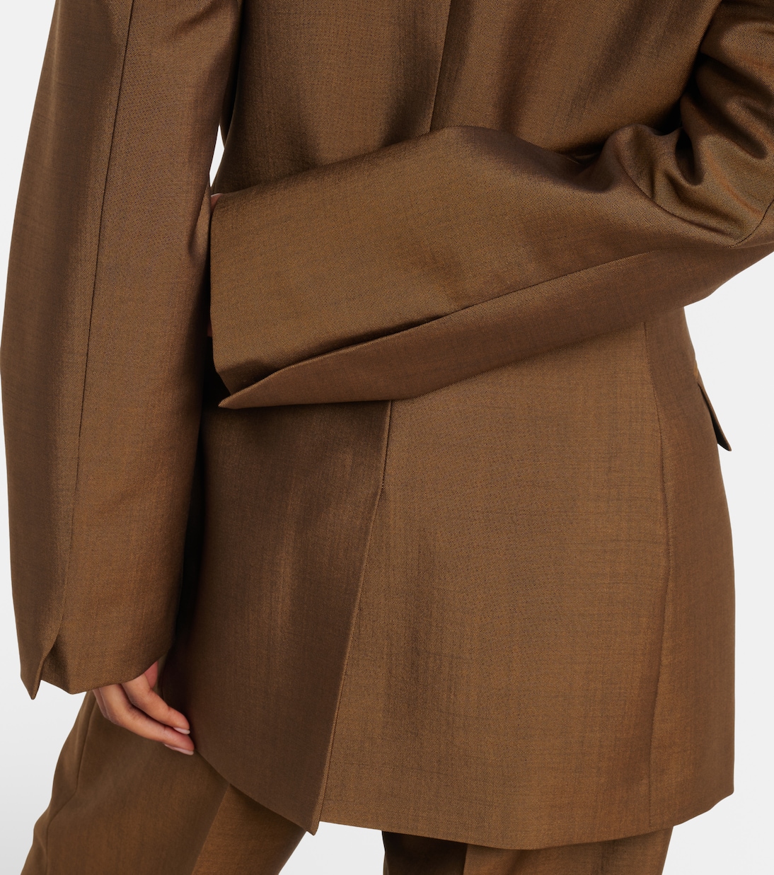 Blazer de lana virgen y mohair | Róhe