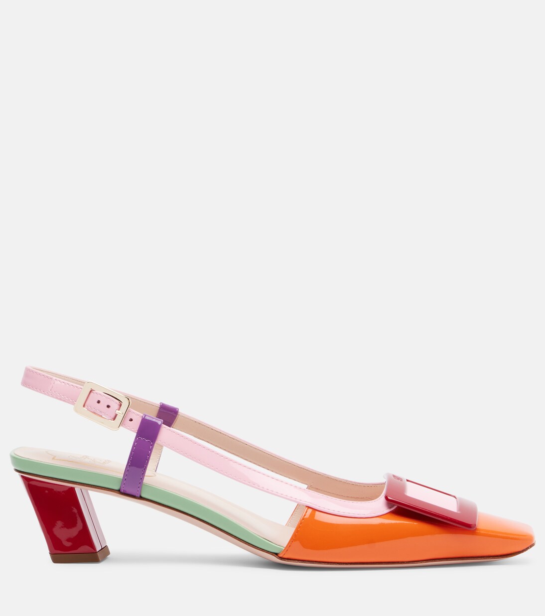 Belle Vivier leather slingback pumps | Roger Vivier