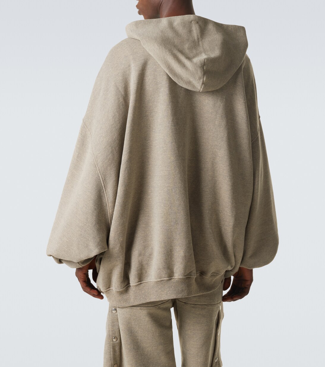 DRKSHDW Hun cotton-blend jersey hoodie | Rick Owens
