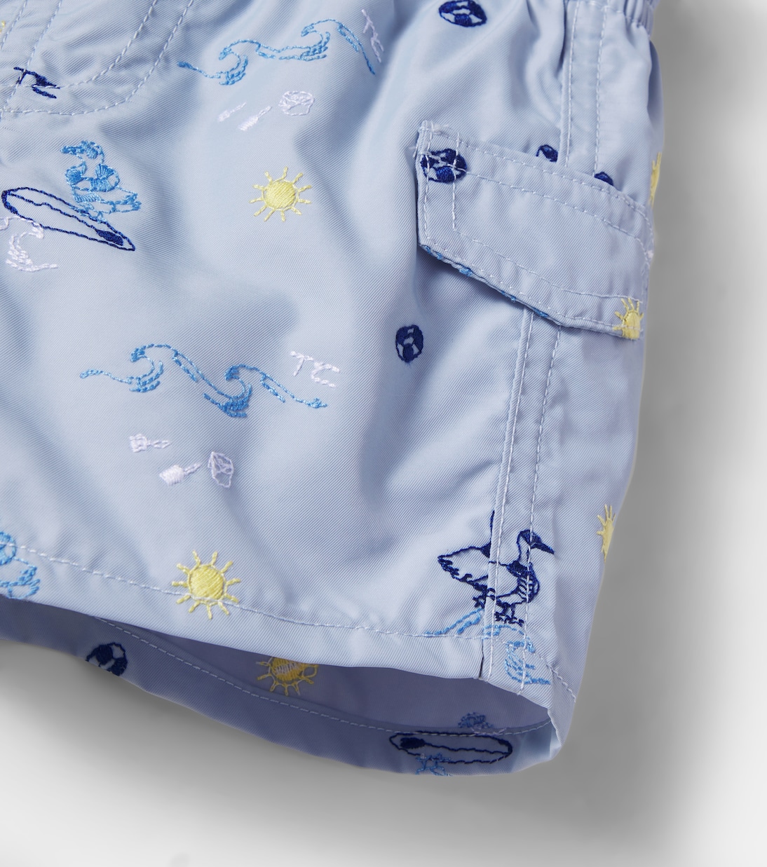 Baby embroidered swim trunks | Tartine et Chocolat