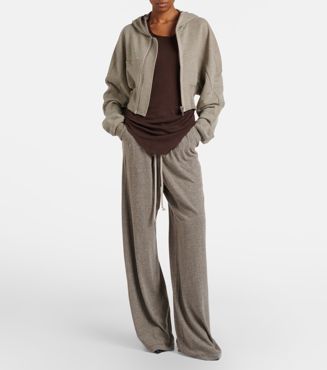 Pantaloni sportivi in jersey di misto cotone | Rick Owens
