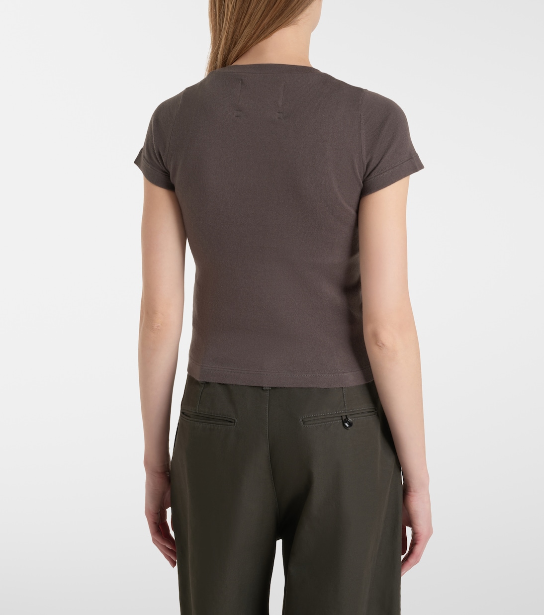 T-shirt N°292 America in cotone e cashmere | Extreme Cashmere