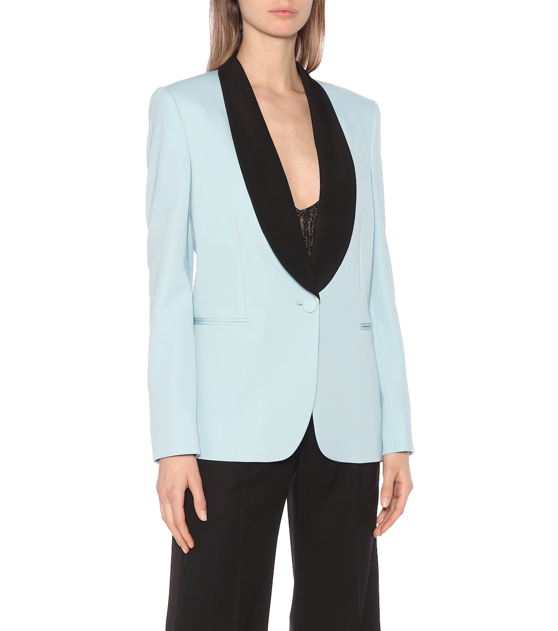 Blazer in lana stretch | Stella McCartney