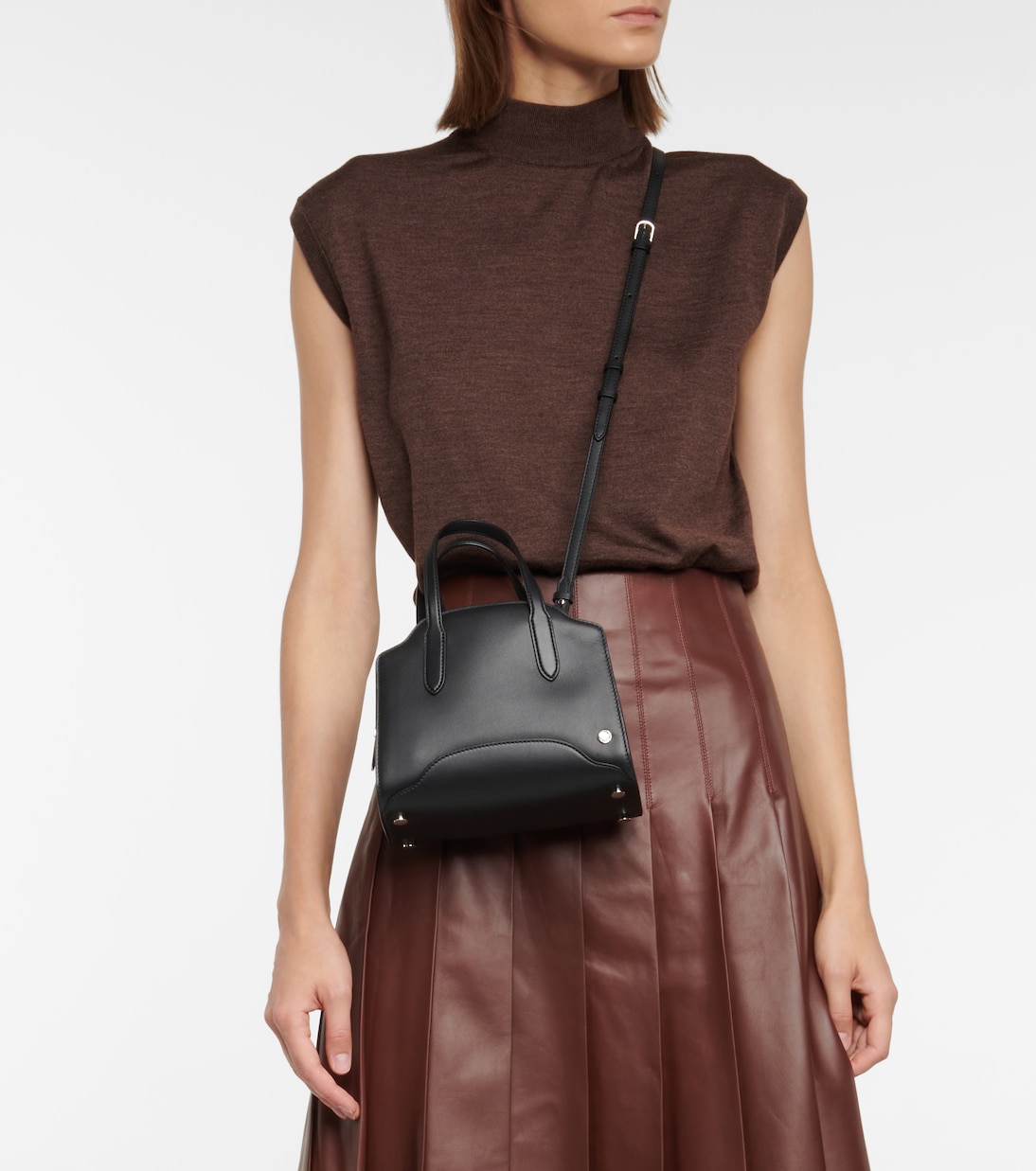 Sesia Micro leather tote | Loro Piana