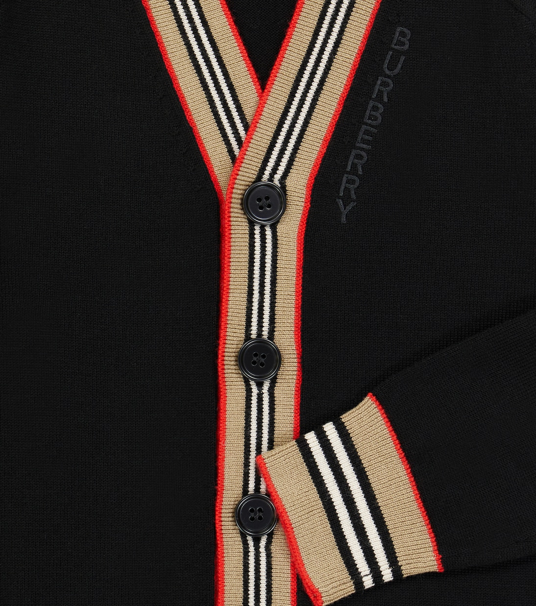 Icon Stripe wool-blend cardigan | Burberry Kids