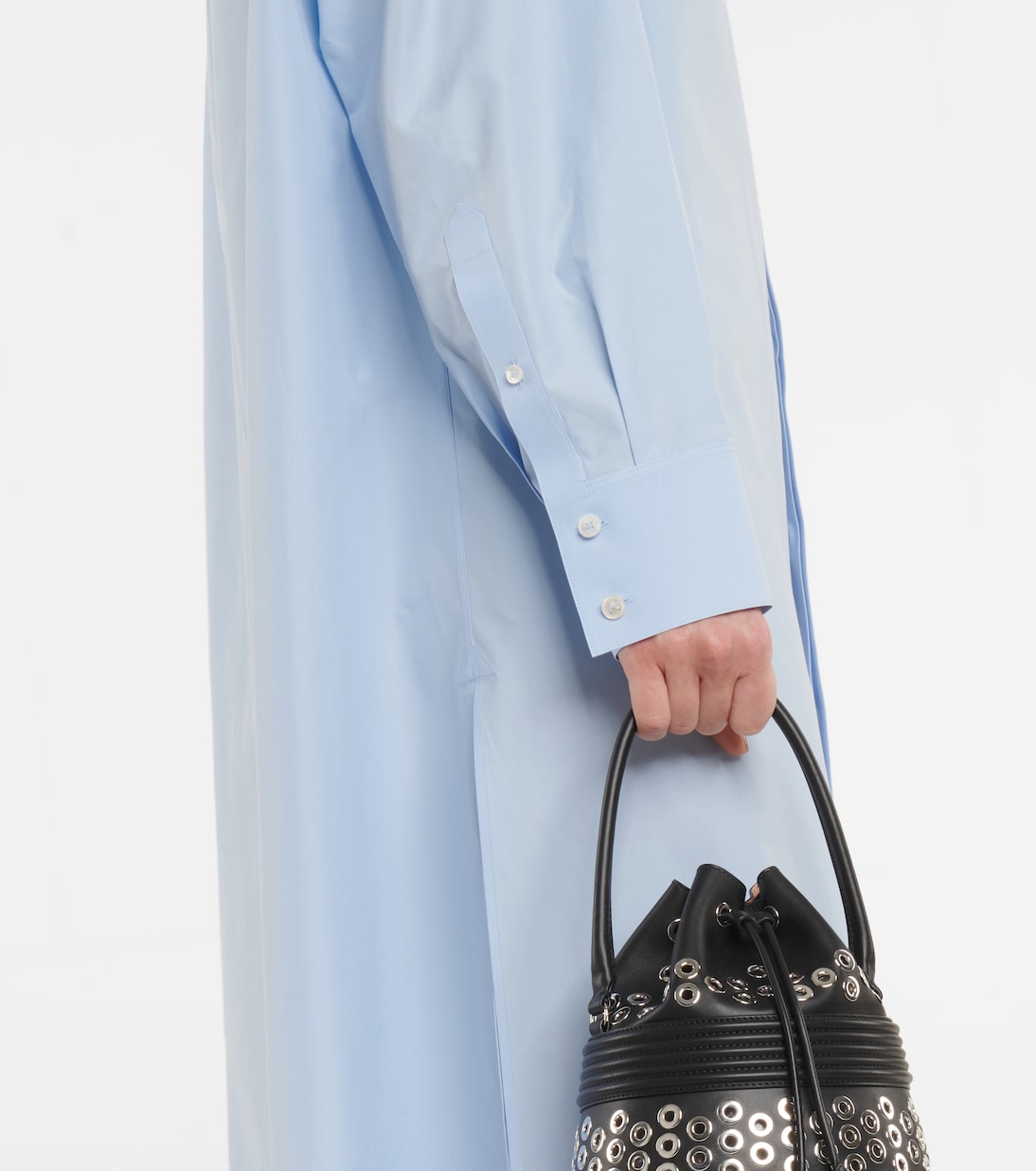 Hemdblusenkleid aus Baumwollpopeline | Alaïa