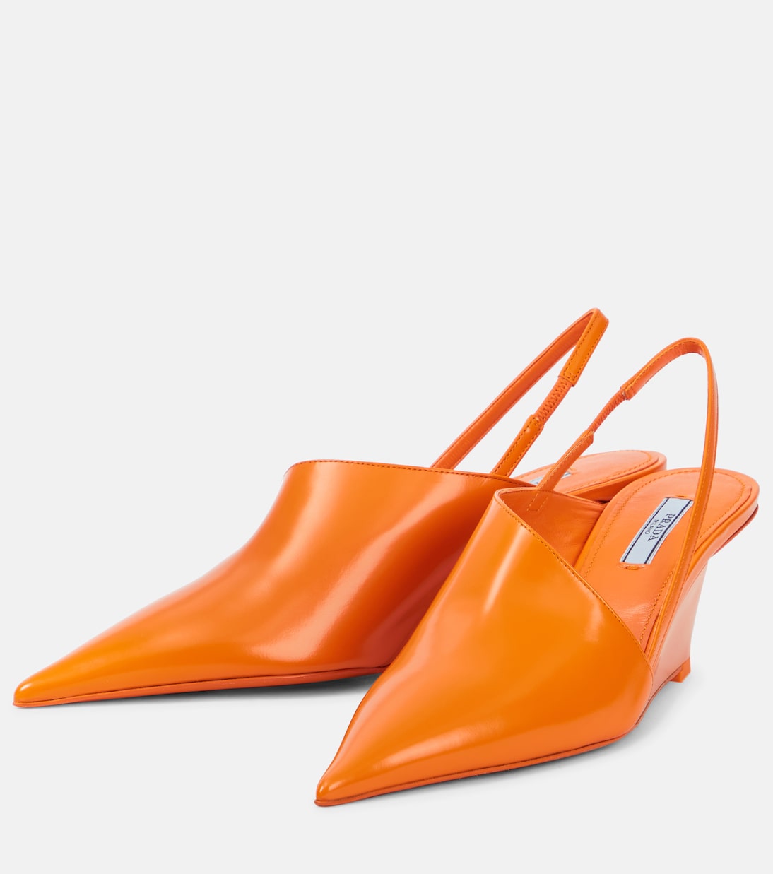 Pumps slingback in pelle | Prada