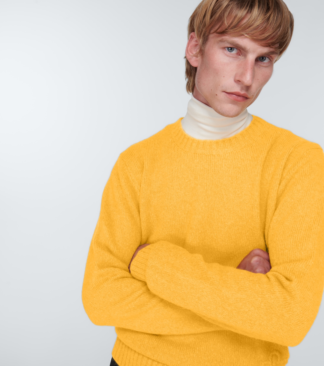 Pull en laine mélangée à logo | Jil Sander