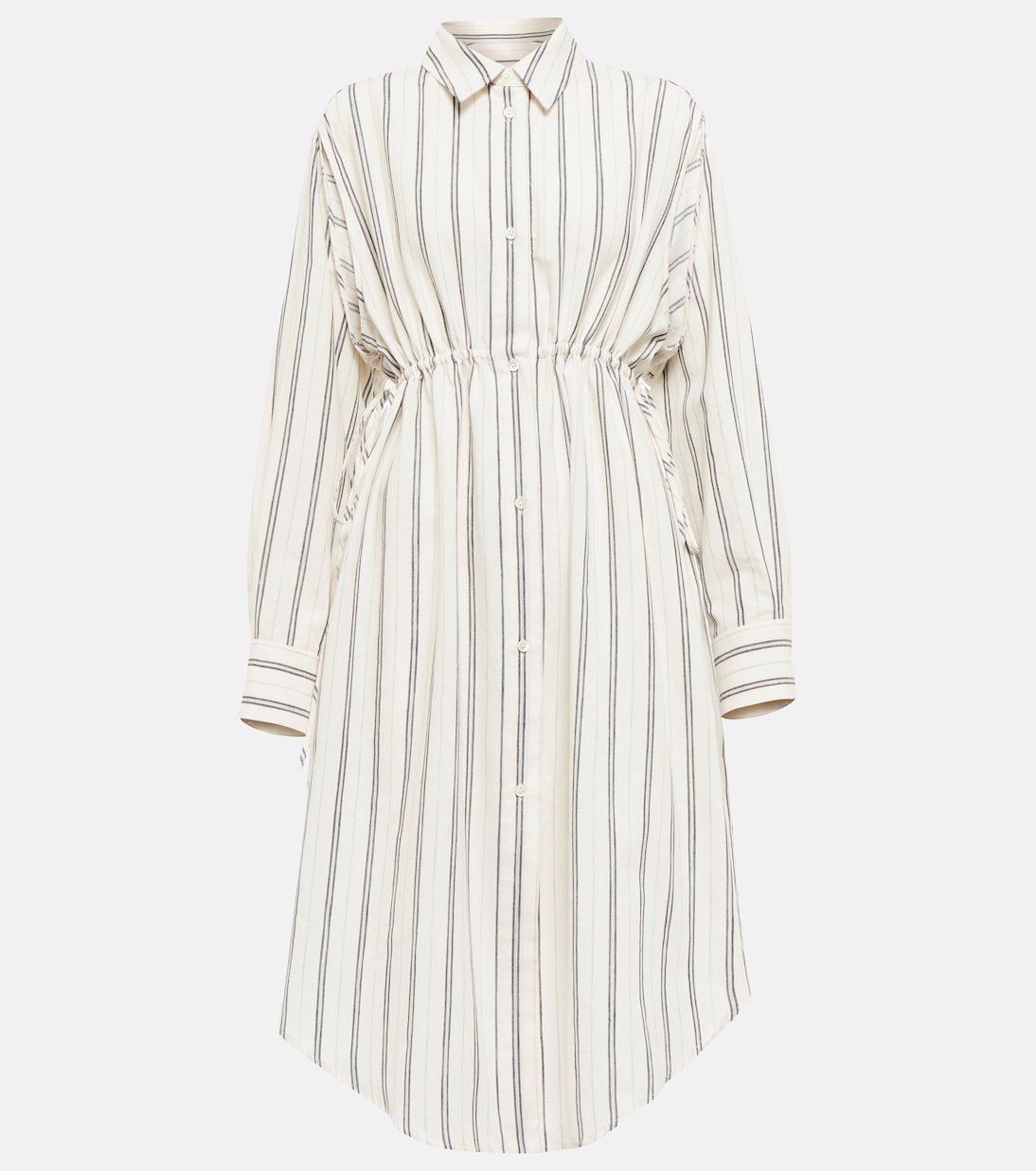 Abito chemisier in lana e cotone | MM6 Maison Margiela