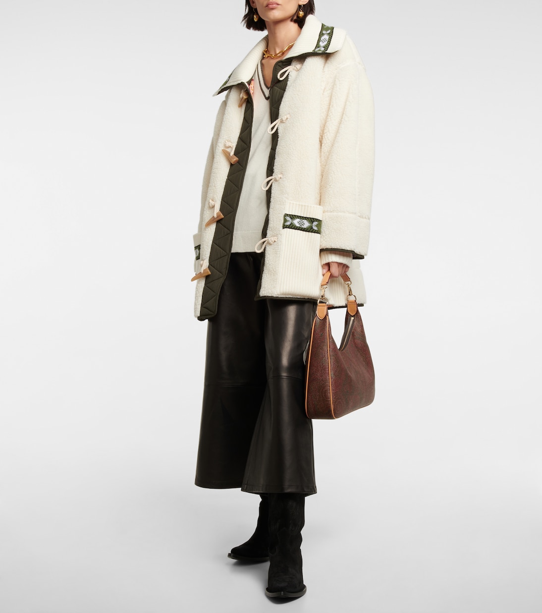 Mantel aus Shearling-Imitat | Etro