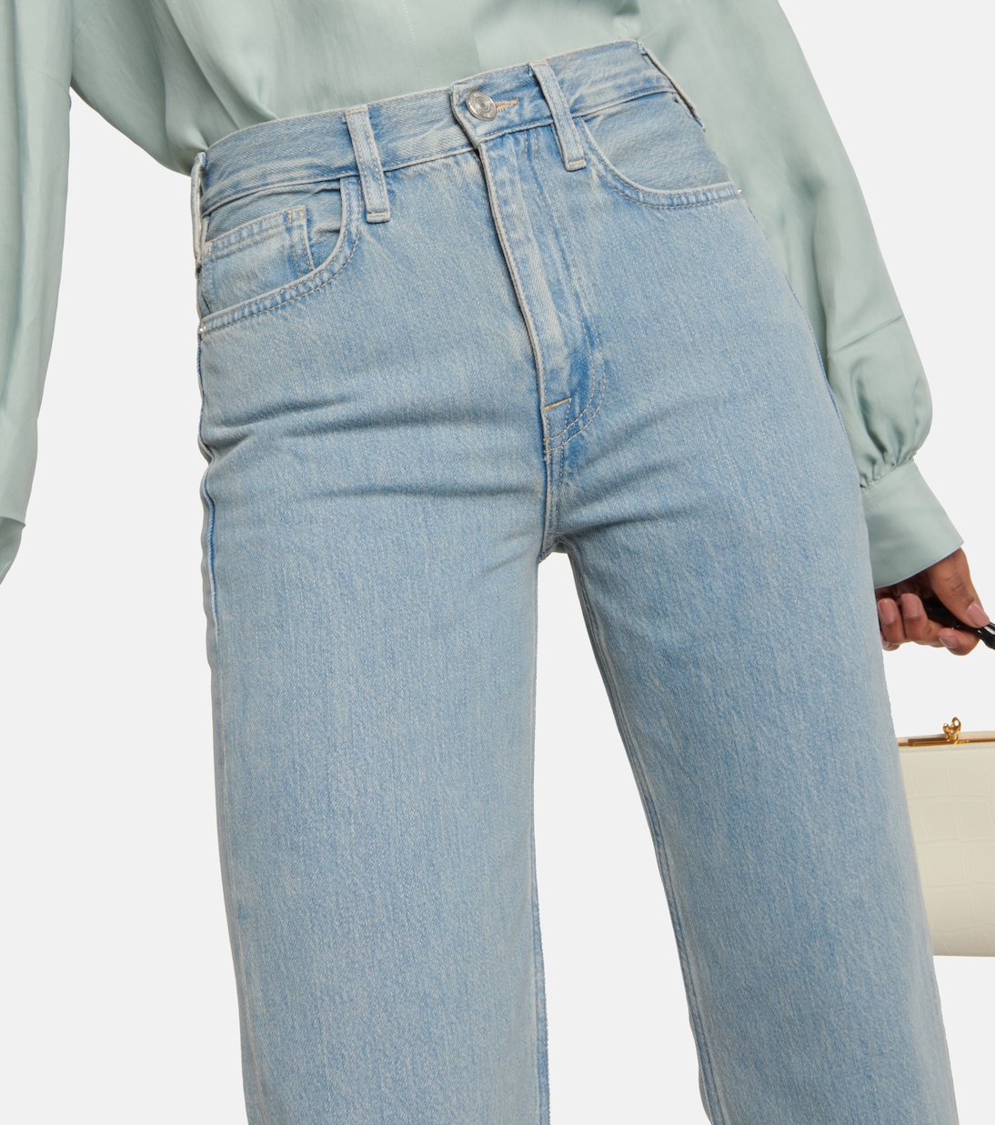 Jeans rectos Le Jane de tiro alto | Frame