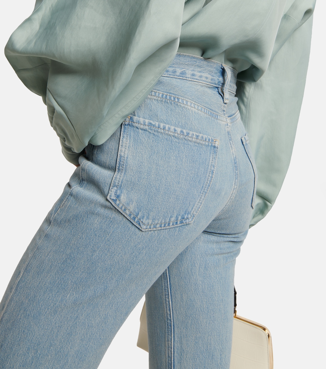 Jeans rectos Le Jane de tiro alto | Frame