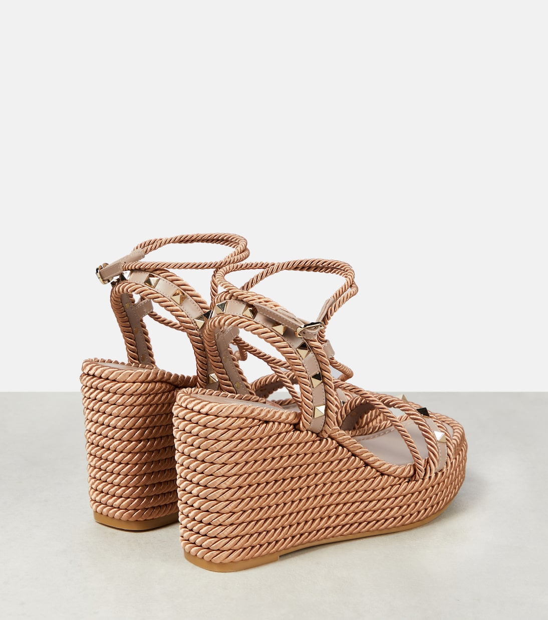 Sandalias con cuña Rockstud | Valentino Garavani