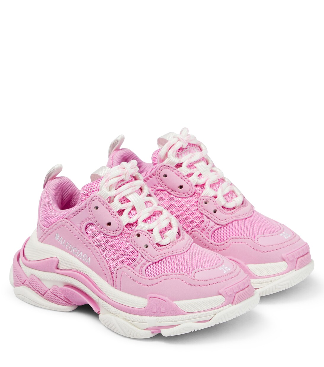 Triple S sneakers in pink Balenciaga Kids Mytheresa