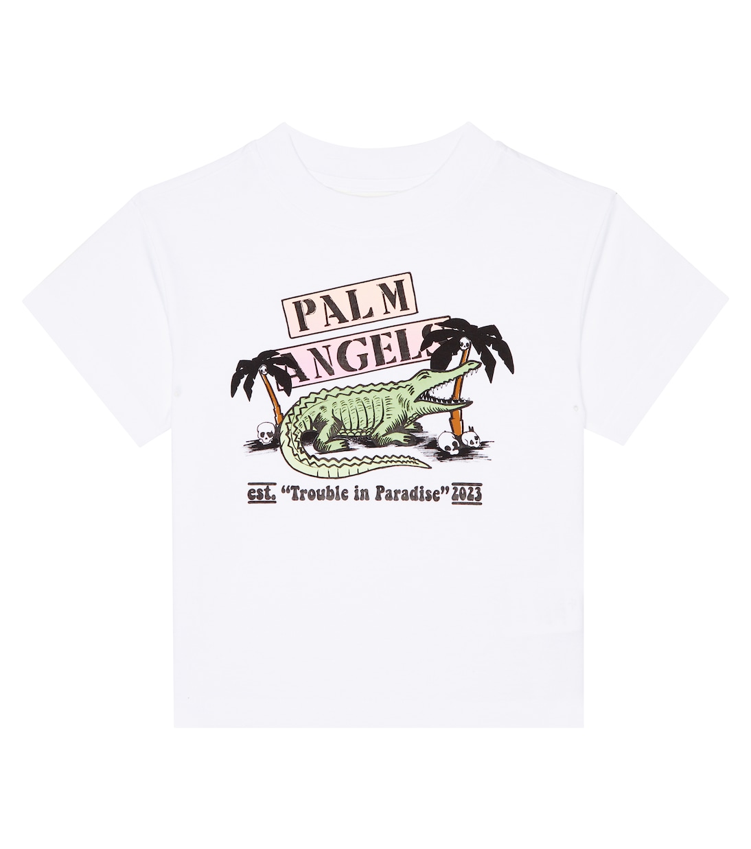 Bedrucktes T-Shirt aus Baumwoll-Jersey | Palm Angels Kids