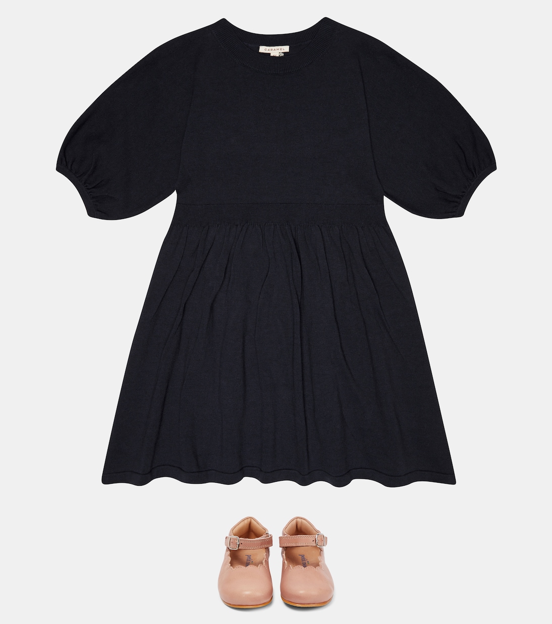Soybean cotton dress | Caramel